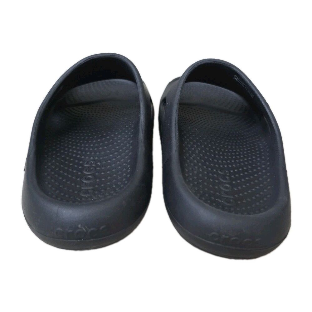 Crocs Mellow Recovery Slide Sandals Black Black Womens Size 11  Men’s Size 9 - Picture 5 of 10